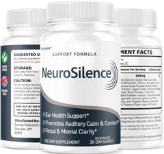 LIVORKA Neurosilence packaging stack demonstrates value and convenience.