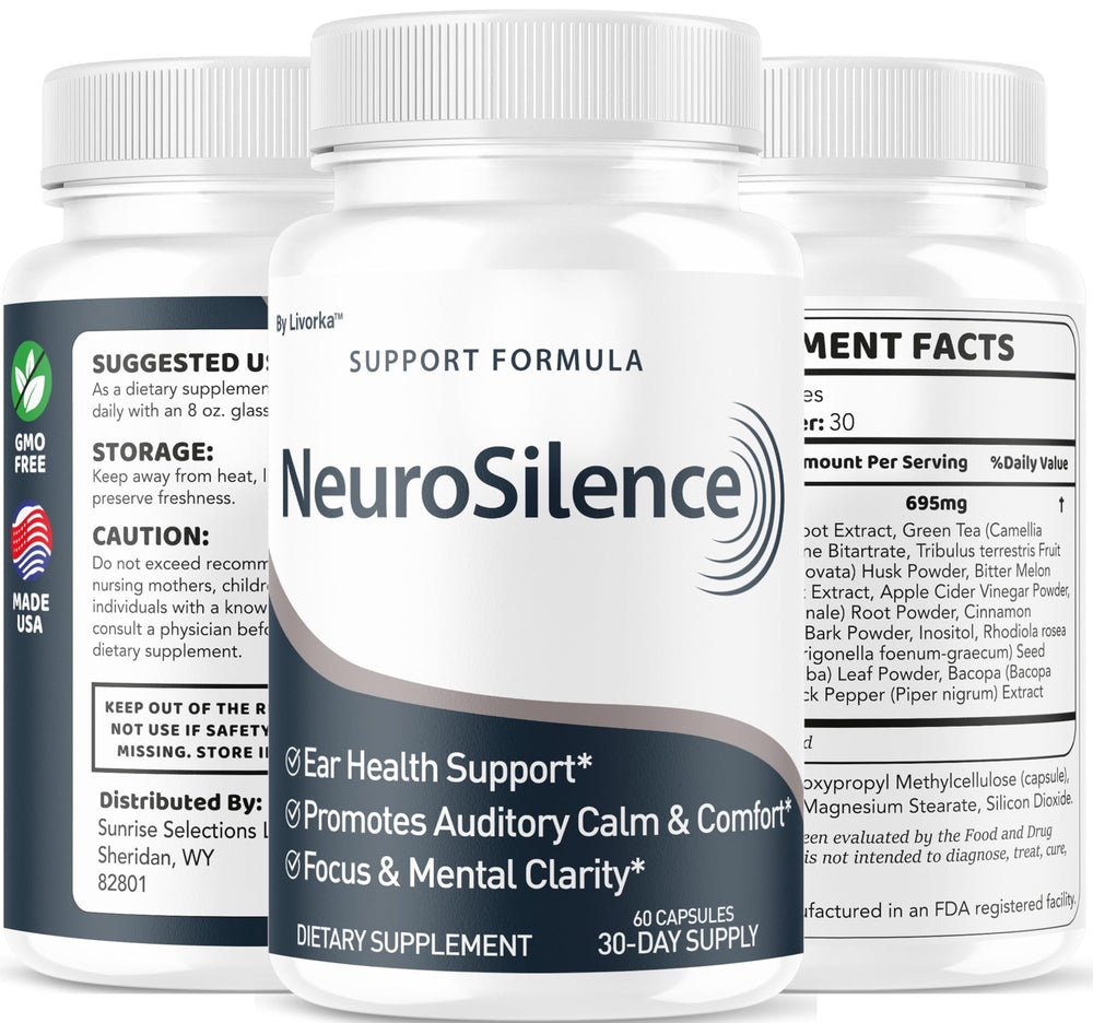 LIVORKA Neurosilence produced in the USA to inspire trust and quality