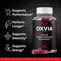 LIVORKA Oxvia gummies bottle label highlights natural ingredients for everyday use.