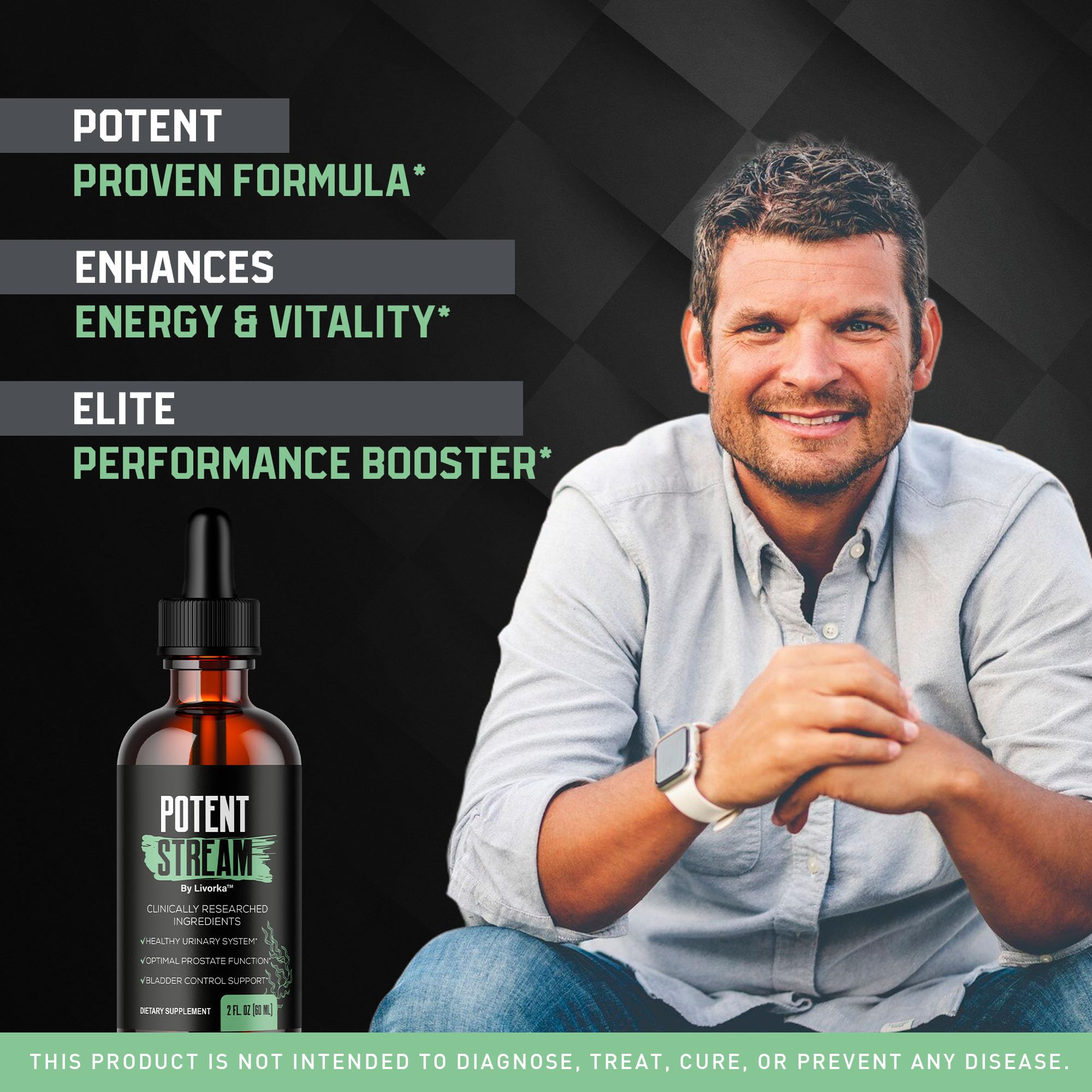 LIVORKA Potent Stream label clearly identifying product