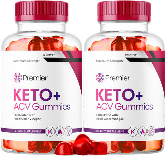 LIVORKA Premier Keto Plus ACV Gummies bottle for daily appetite support.