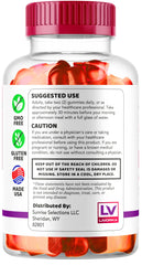 LIVORKA Premier Keto Plus ACV Gummies on a snack plate for everyday flexible snacking.