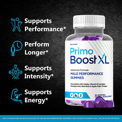 LIVORKA Primo Boost XL Gummies pack highlights convenient daily use.