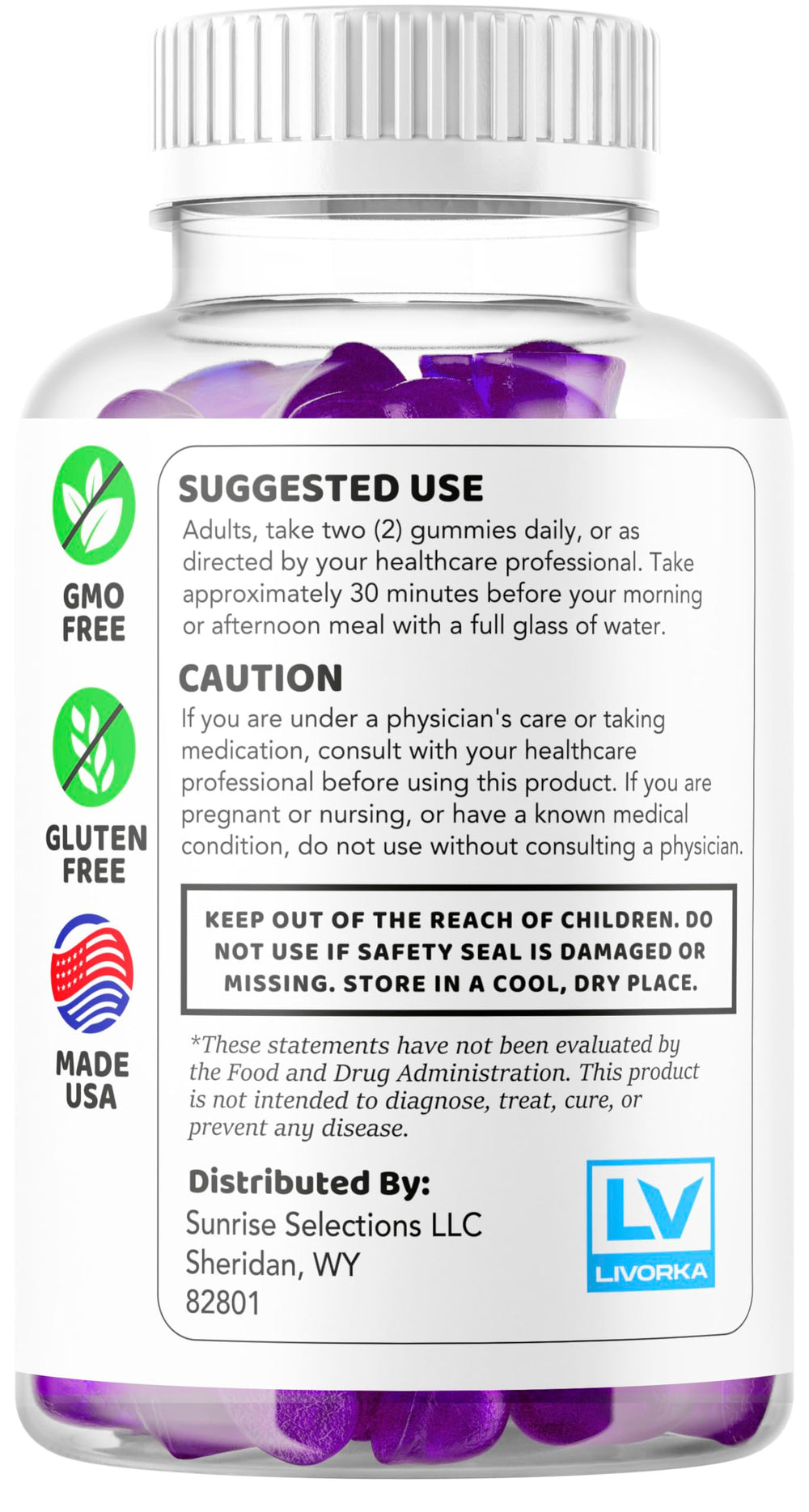 LIVORKA Primo TRT Gummies flavor profile visual highlighting taste appeal.