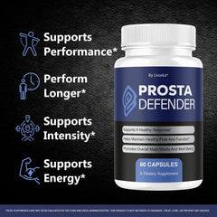 LIVORKA ProstaDefender bottle pouring capsules for routine consistency.