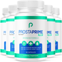 LIVORKA ProstaPrime Pro capsules bottle close-up for premium men's wellness support.