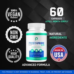 Bottle and label close-up highlighting natural premium formula messaging.