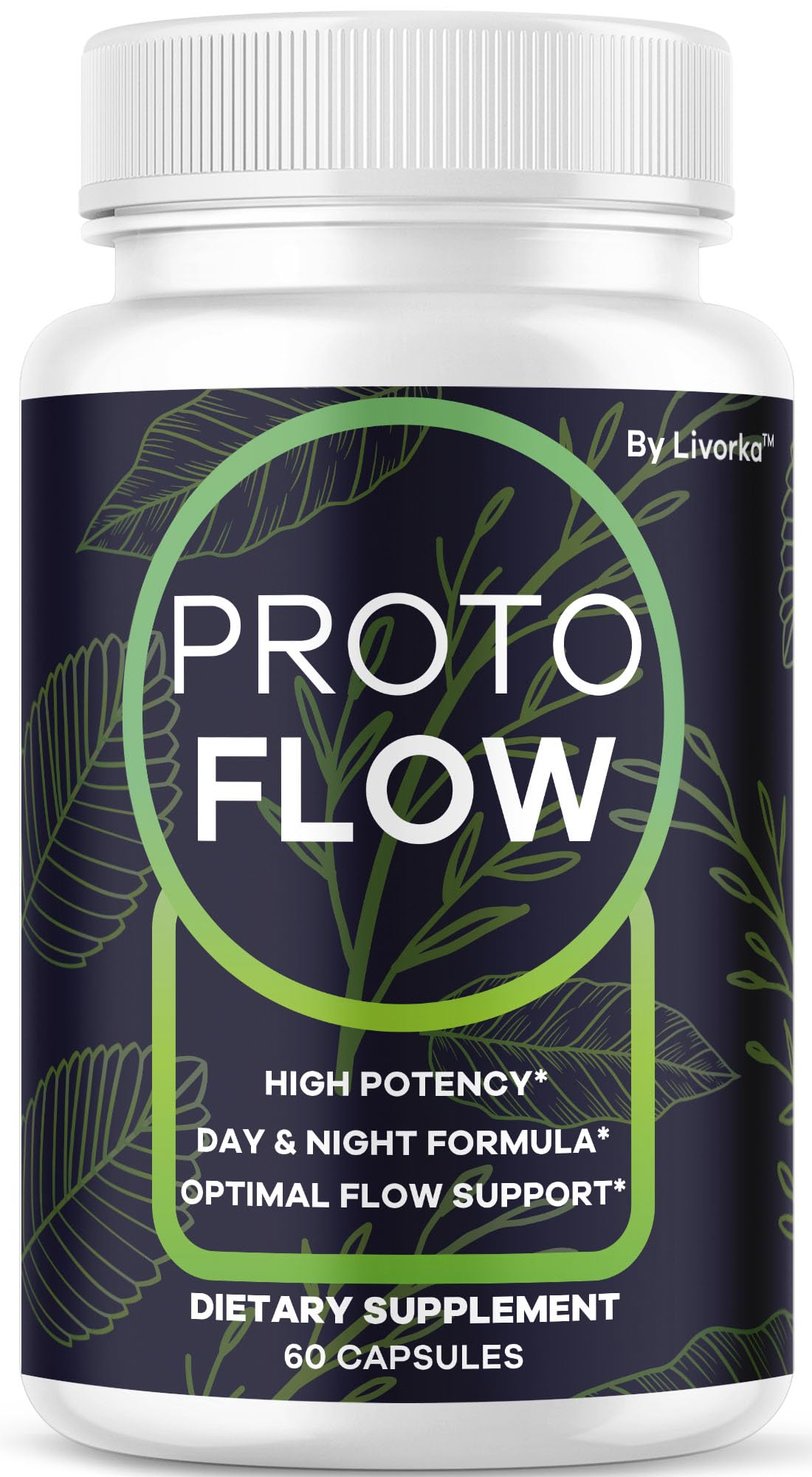 LIVORKA Proto Flow bottle front view supports a simple daily routine.