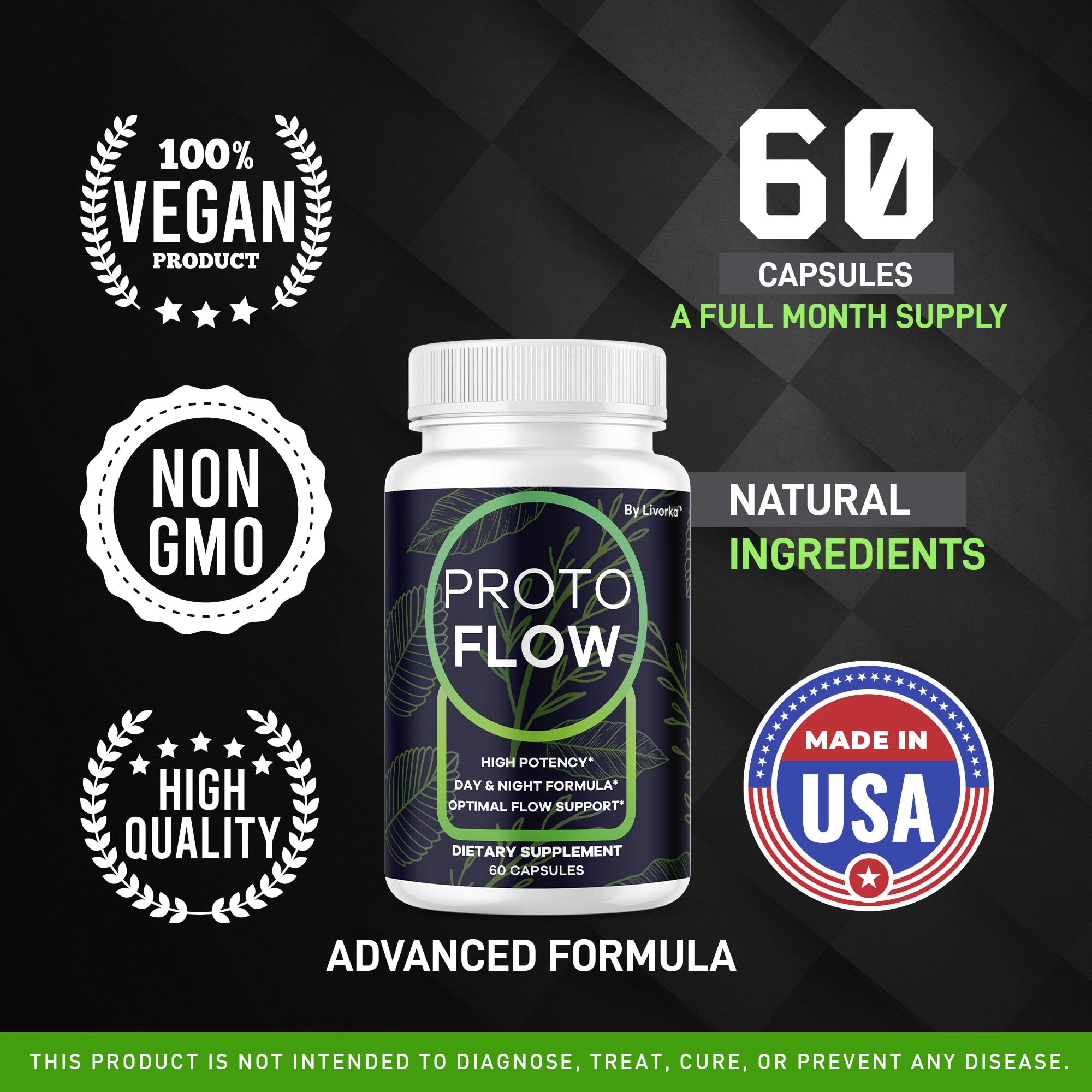 LIVORKA Proto Flow bottle with a glass of water supports routine hydration.