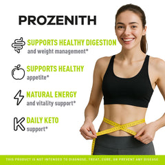 LIVORKA Prozenith Pro Capsules bottle side shows easy dosage guidance