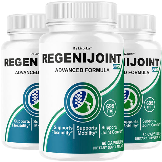 LIVORKA RegeniJoint pack trio for ongoing joint support.