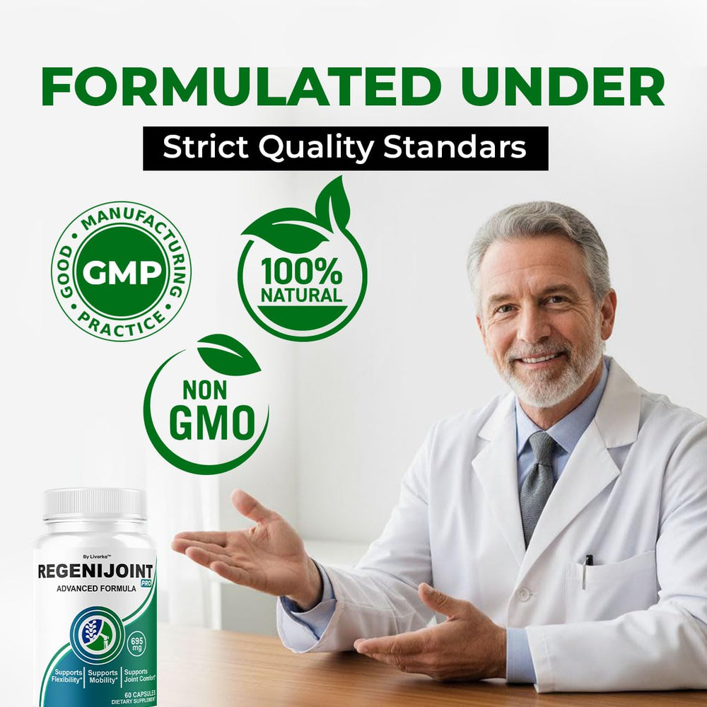 LIVORKA RegeniJoint packaging details with dosage guidance.
