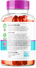 Morning routine with water and LIVORKA Revitalyn Gummies for daily skin-aware use.