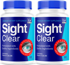LIVORKA Sight Clear bottle front highlights daily eye health capsules.