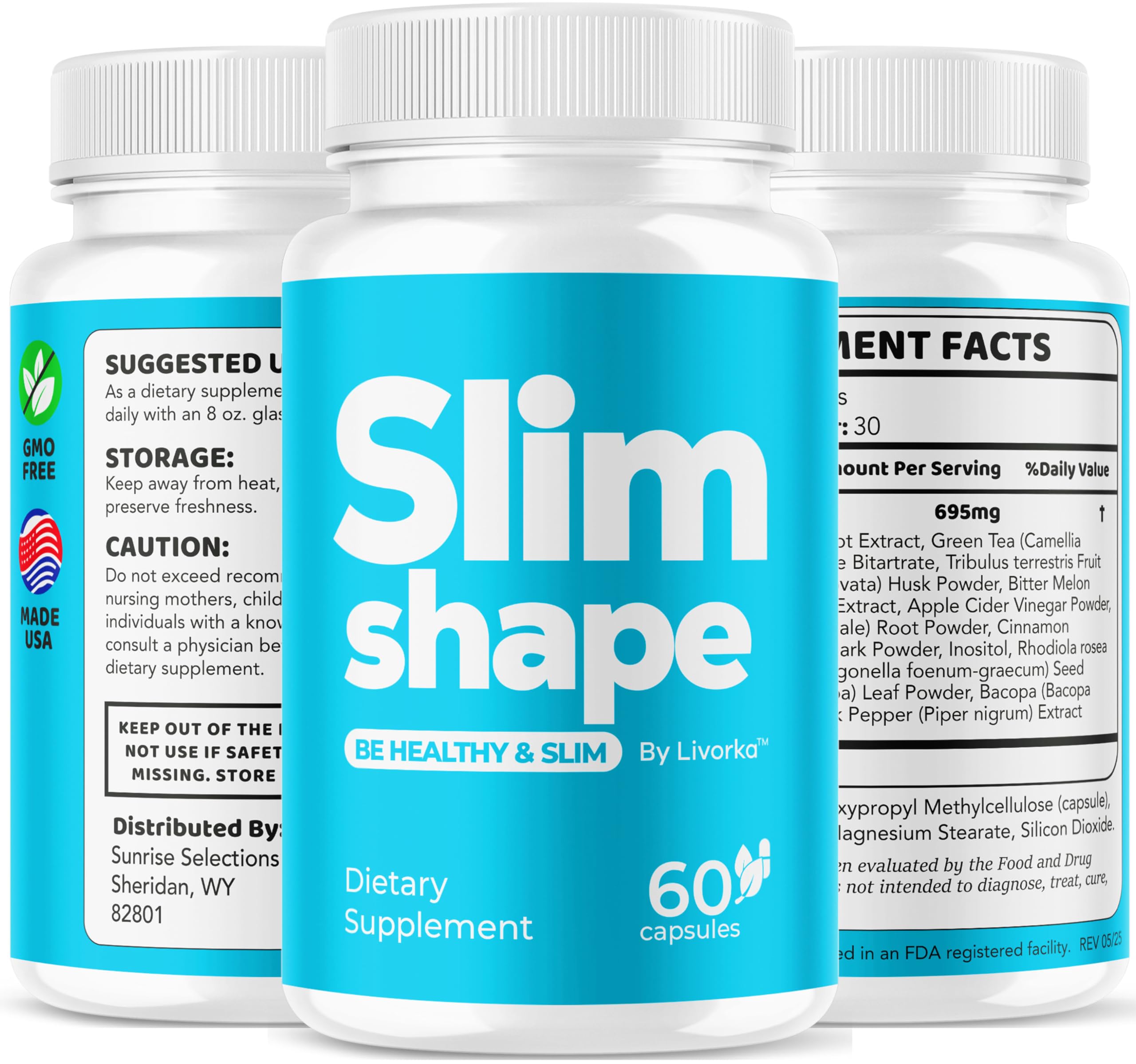 LIVORKA SlimShape compact travel pack ready for on-the-go wellness.