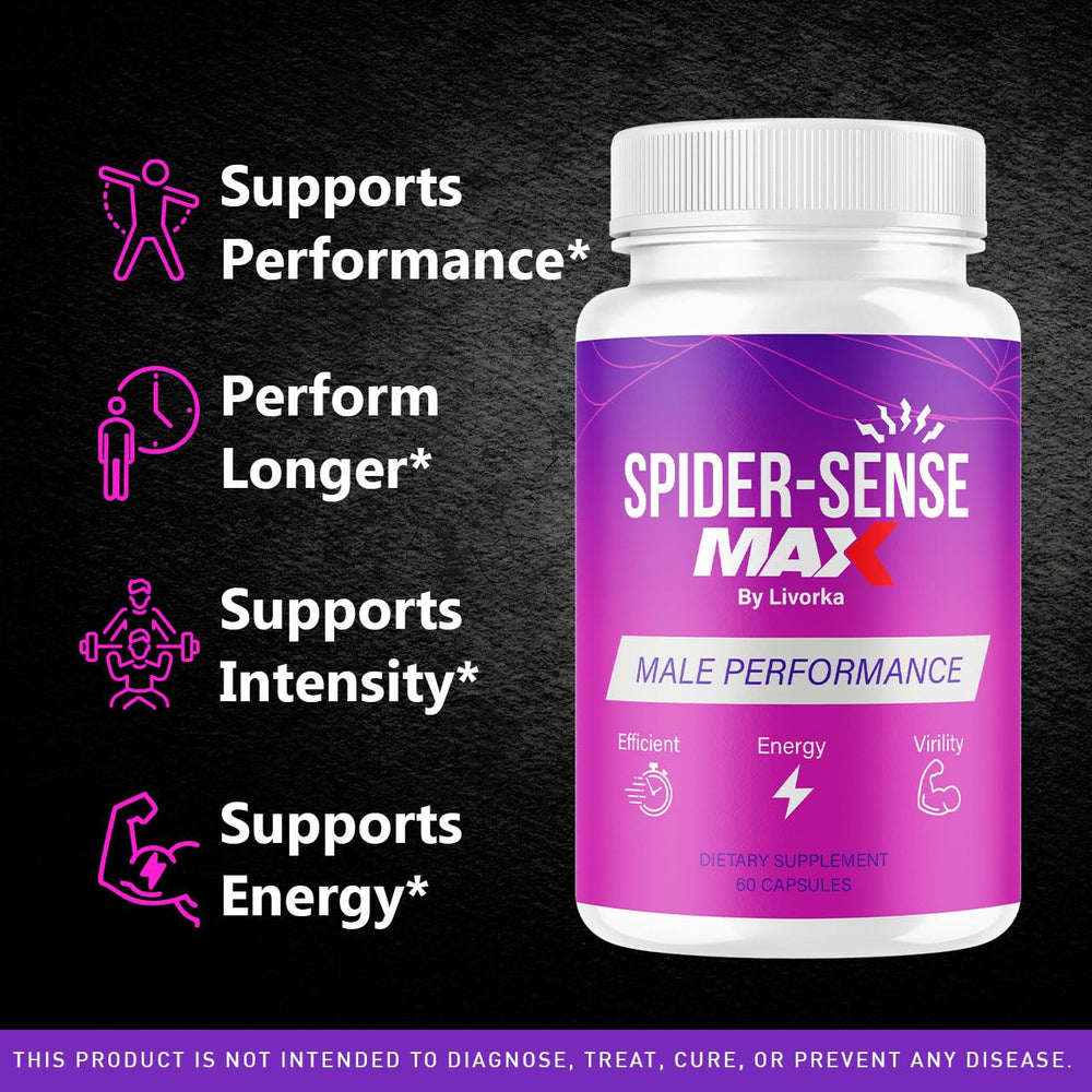 LIVORKA Spider Sense Max two-month supply box with clear label