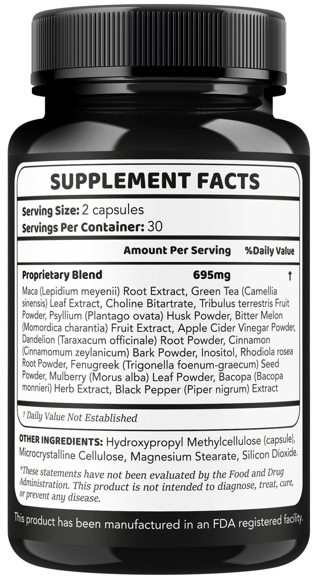 LIVORKA Strong Flow ingredients graphic emphasizes premium botanicals.