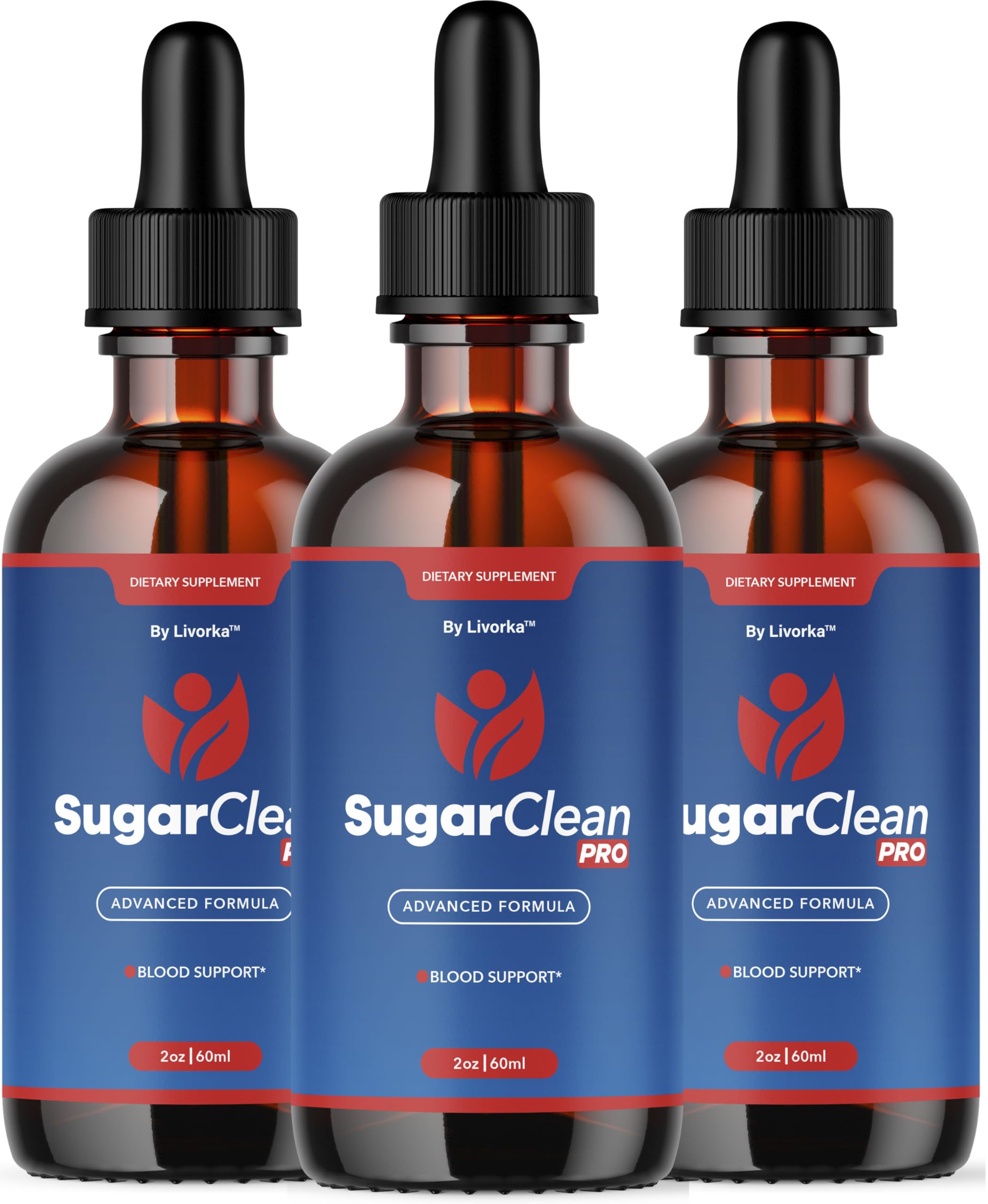 LIVORKA Sugar Clean Pro Drops bottle front for daily wellness support.