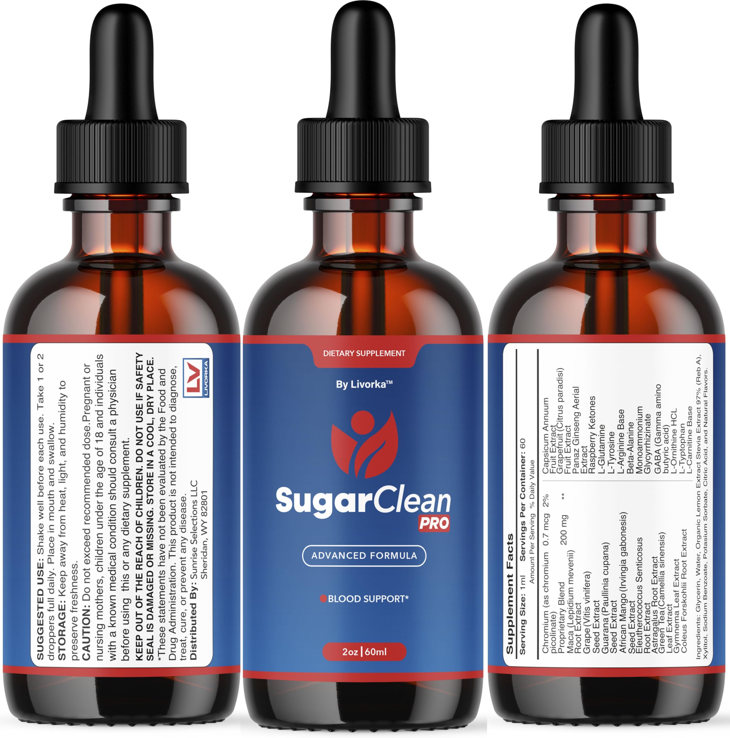 LIVORKA Sugar Clean Pro Drops setup in a daily routine context for wellness support.