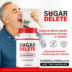 Close-up of LIVORKA Sugar Delete capsules highlighting natural ingredients.