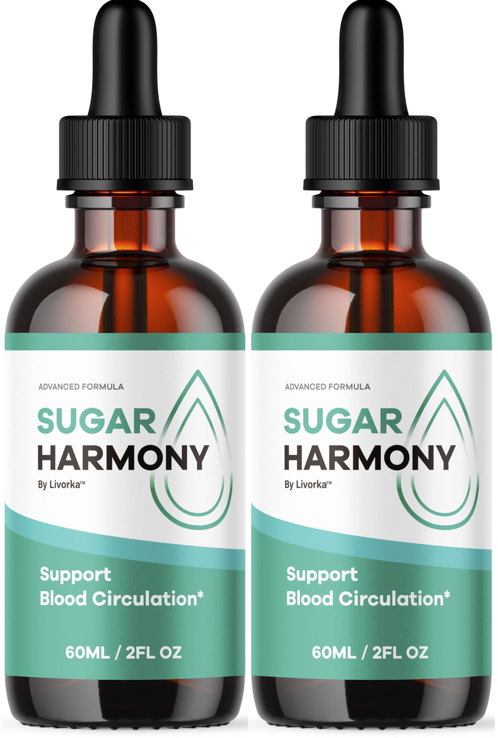 LIVORKA Sugar Harmony Drops bottle front view for daily wellness support