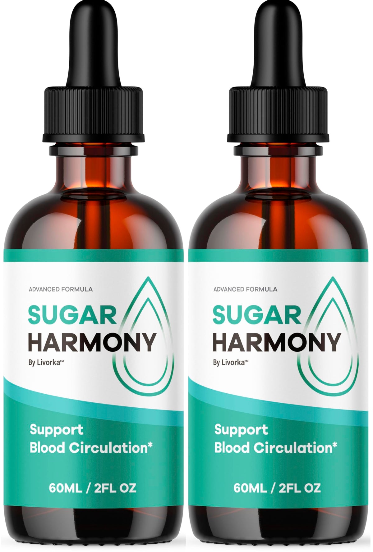 LIVORKA Sugar Harmony Drops bottle front view for daily wellness support