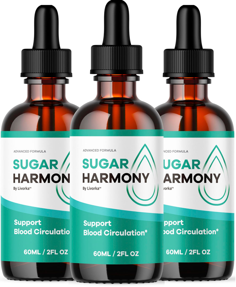 LIVORKA Sugar Harmony Drops bottle front view highlighting premium formulation for daily wellness