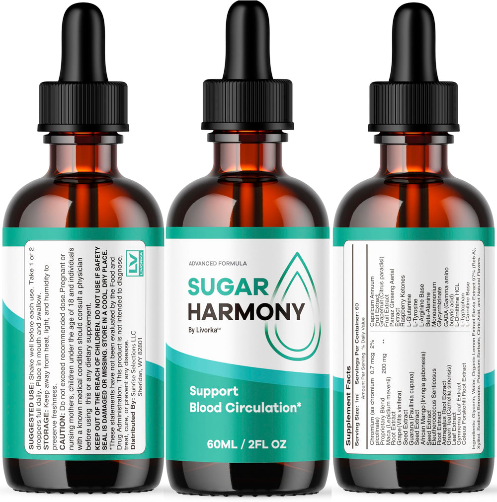 LIVORKA Sugar Harmony Drops daily-use scene suggests routine integration