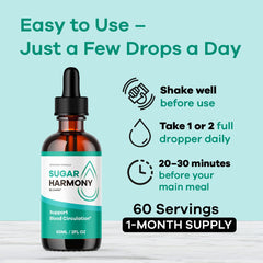Dropper dispensing LIVORKA Sugar Harmony Liquid for precise dosing