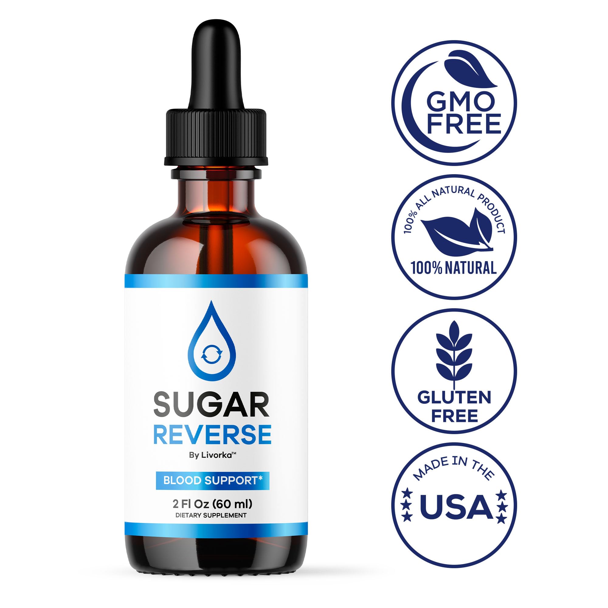 LIVORKA Sugar Reverse Drops shown in a travel-friendly setup.
