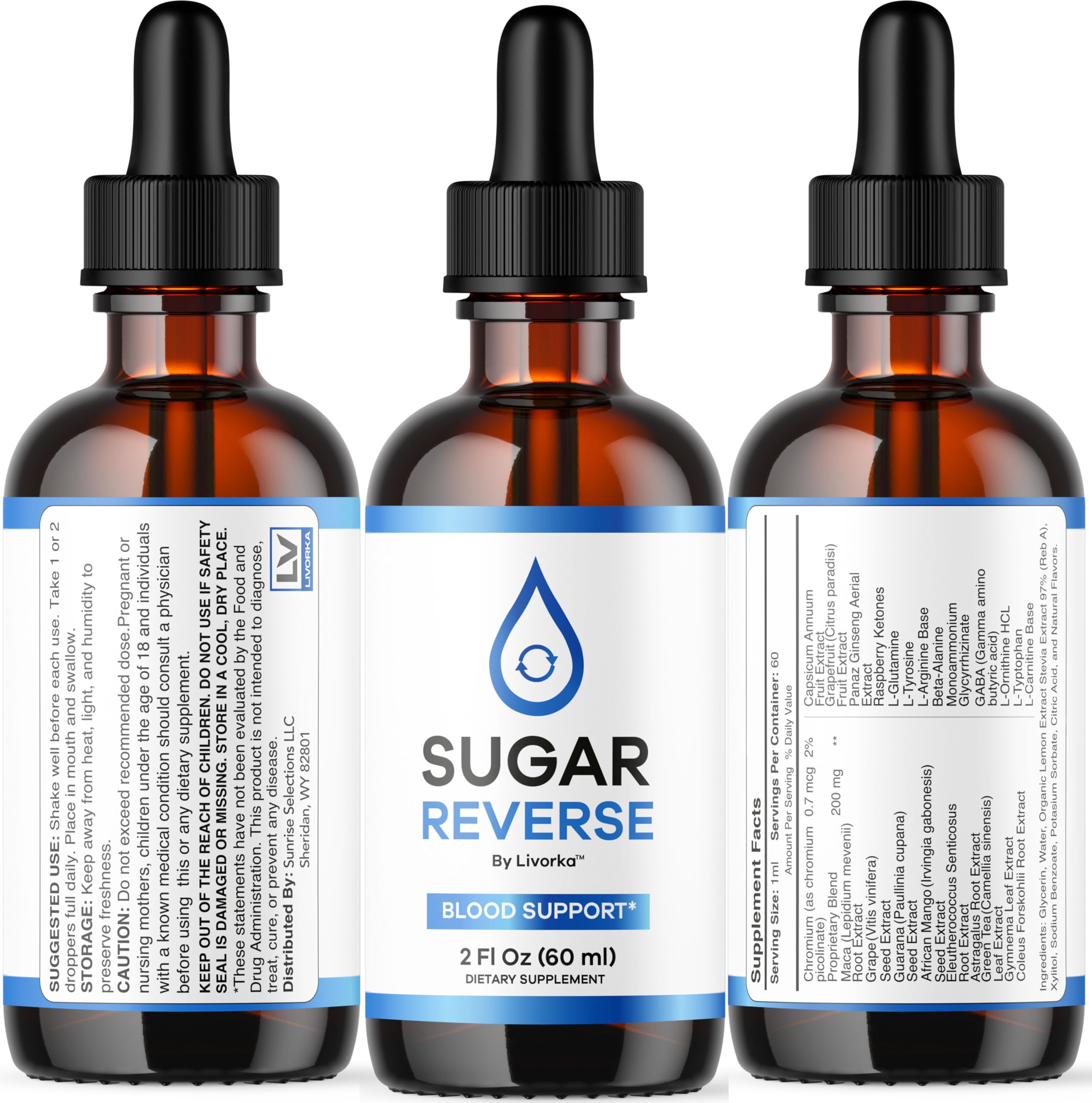 Travel case with LIVORKA Sugar Reverse Drops for easy packing.