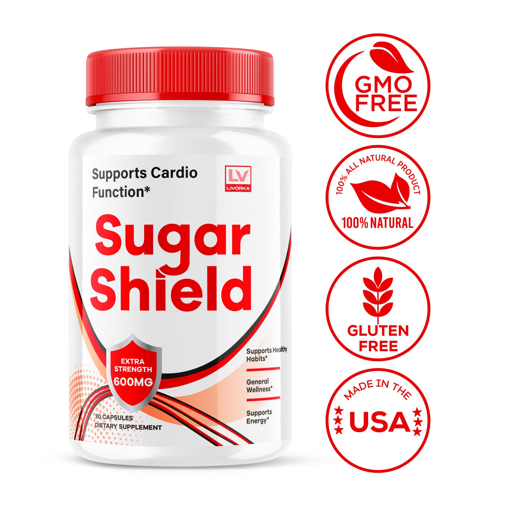 LIVORKA Sugar Shield blood support packaging signaling daily wellness