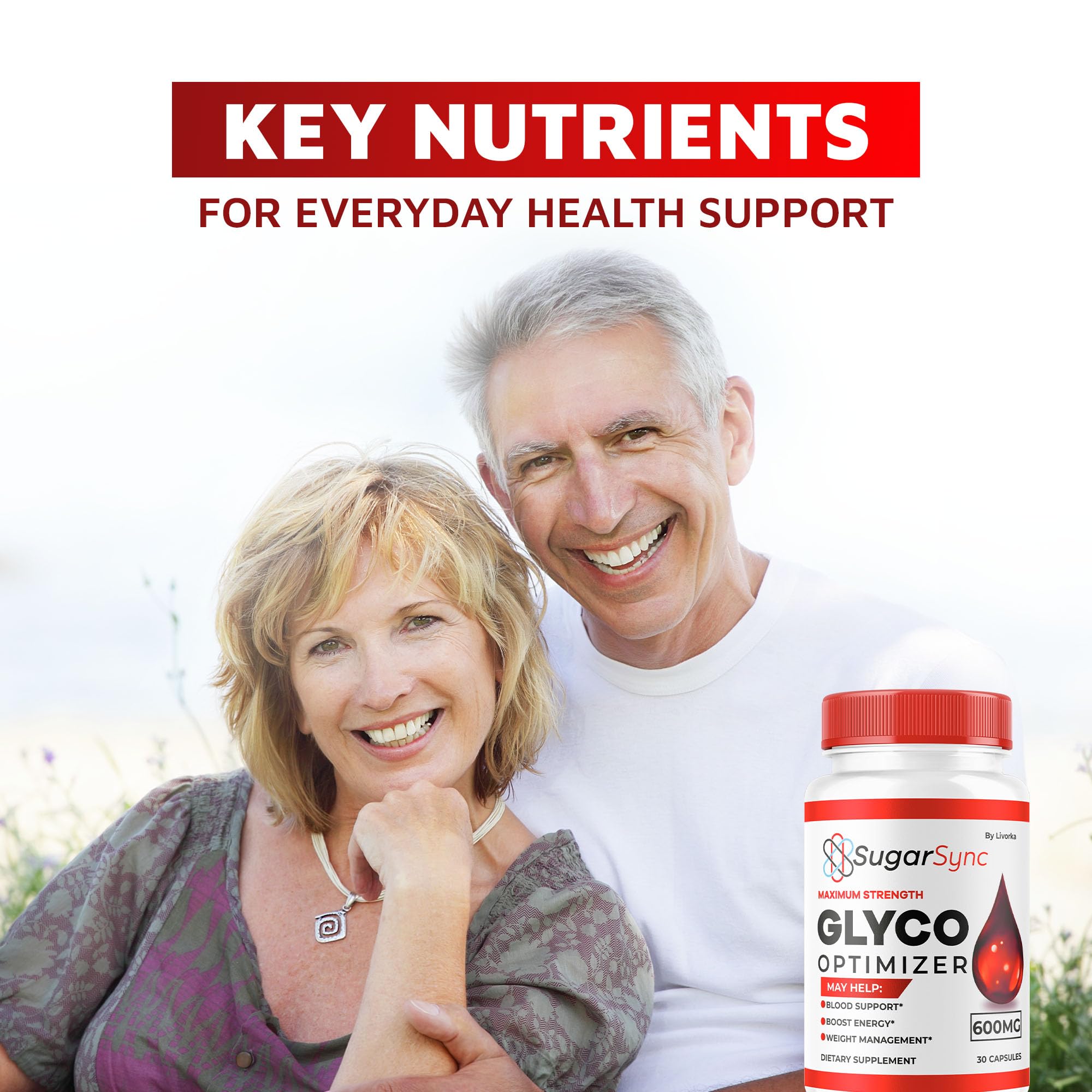 LIVORKA Sugar Sync Glyco Optimizer bottle and packaging ready for use