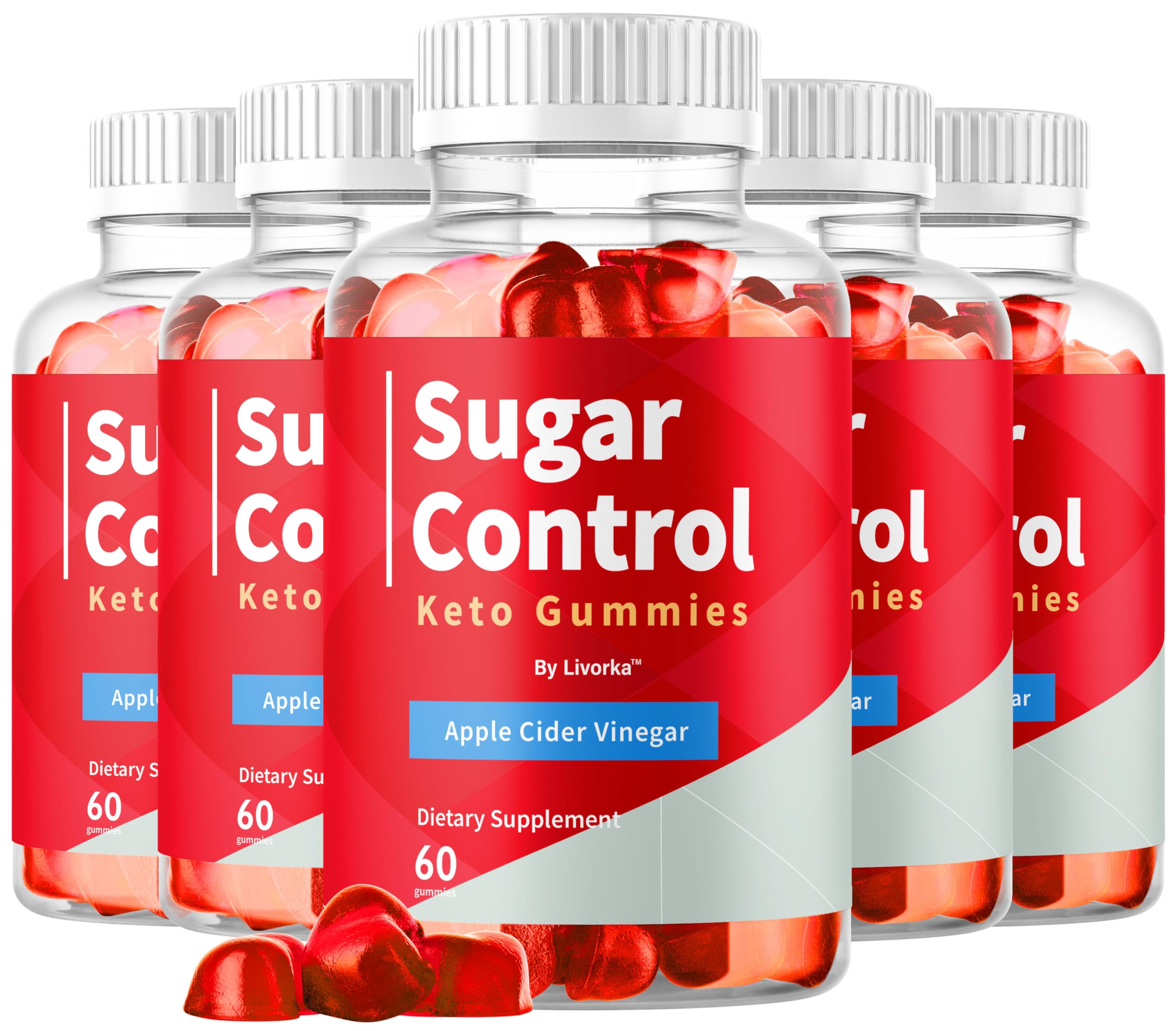 LIVORKA SugarControl Keto Gummies bottle on kitchen counter for daily wellness.