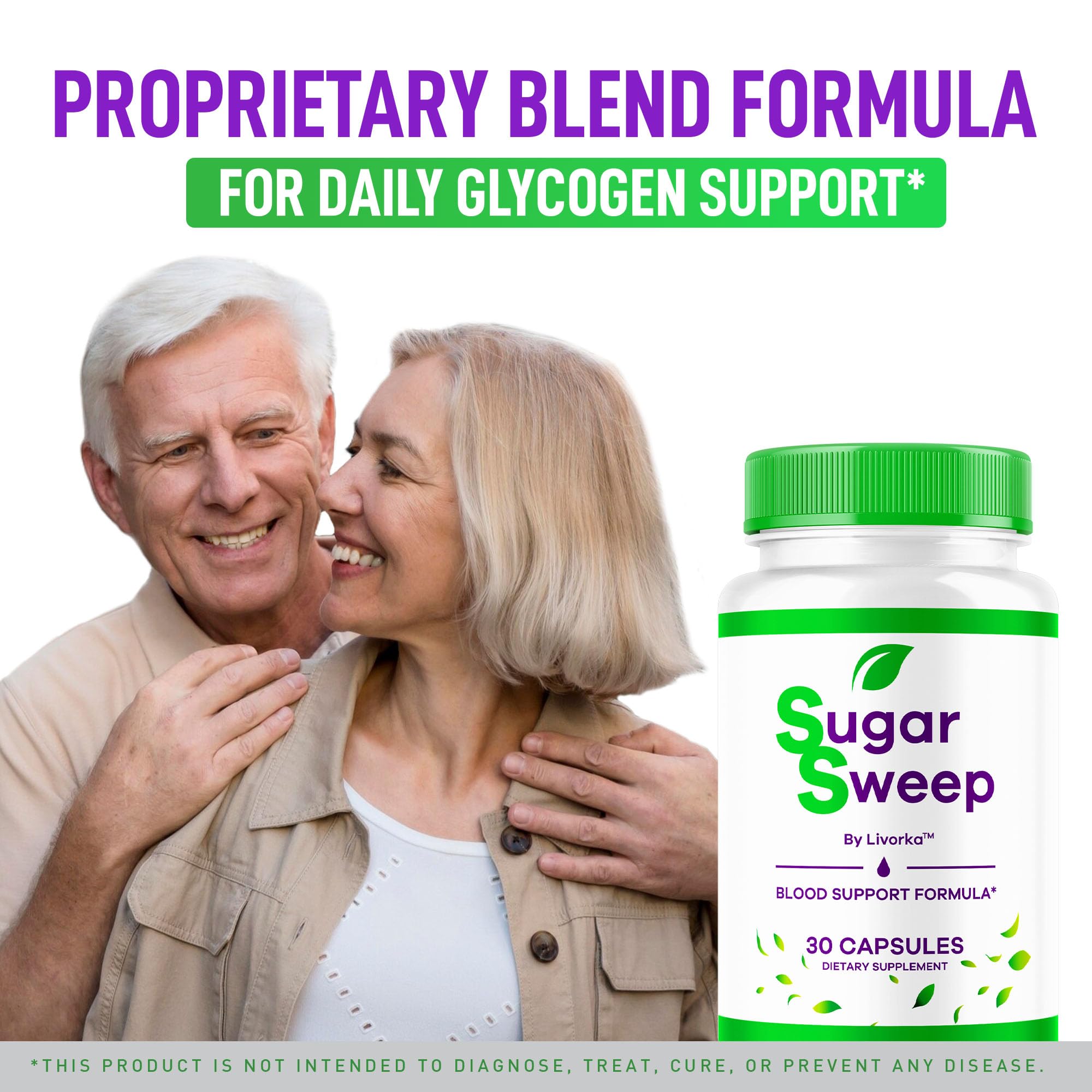 LIVORKA SugarSweep pills in hand illustrate on-the-go wellness support.