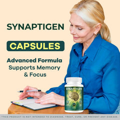 livorka synaptigen capsules label close-up highlighting all-natural premium formula