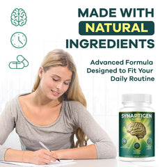livorka synaptigen capsules poured into hand for daily routines