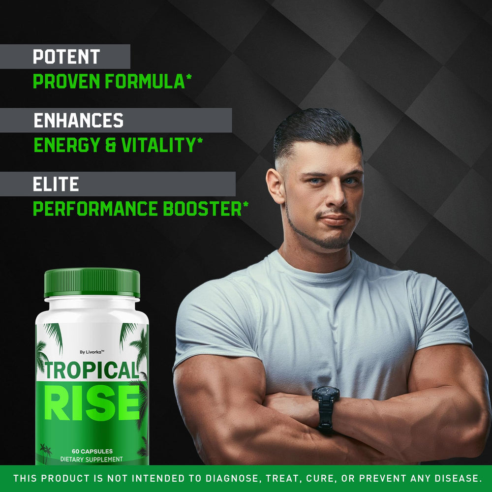LIVORKA Tropical Rise two-pack display showing two-month supply for ongoing wellness
