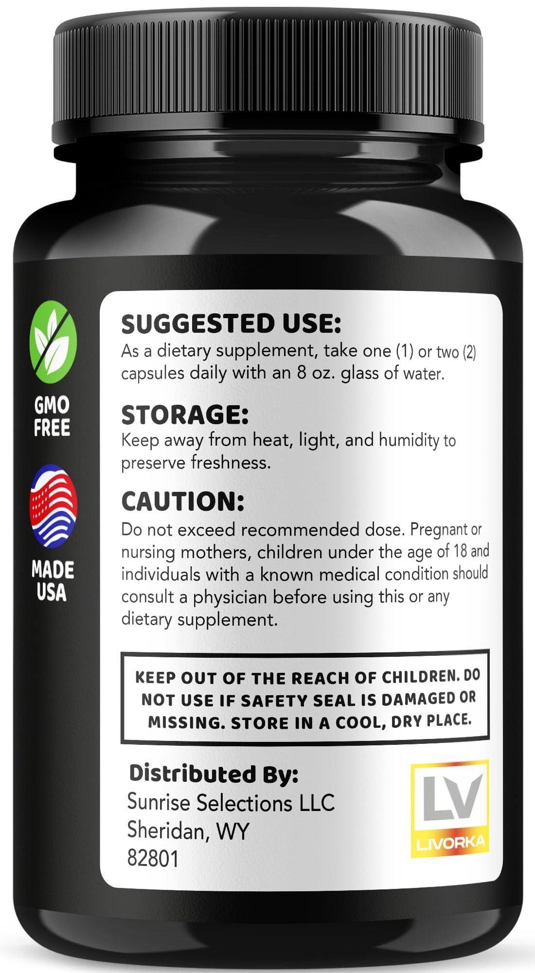 LIVORKA True Sterone box packaging suggesting a two-month supply.