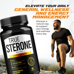 LIVORKA True Sterone pills pack back highlighting dual-pack convenience.