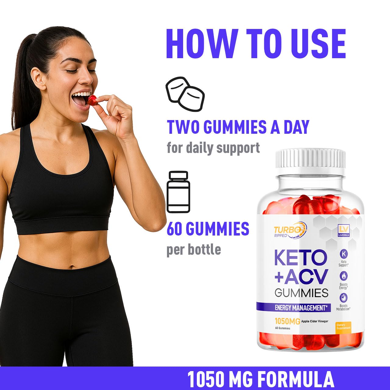 Gummies on a kitchen counter, ready for a quick keto-friendly bite