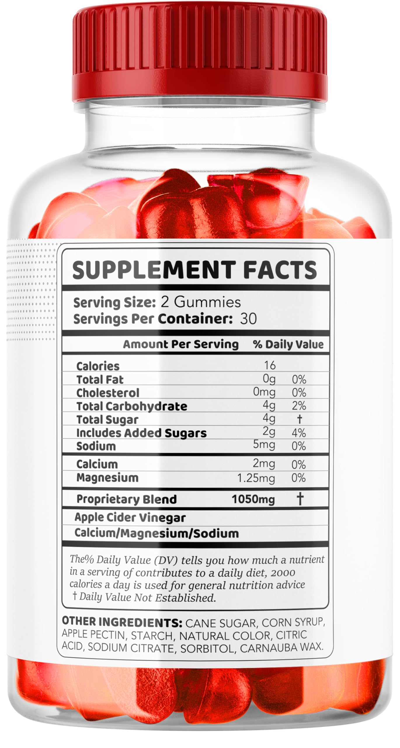 Open-pack scene with gummies spilling for an easy daily routine.