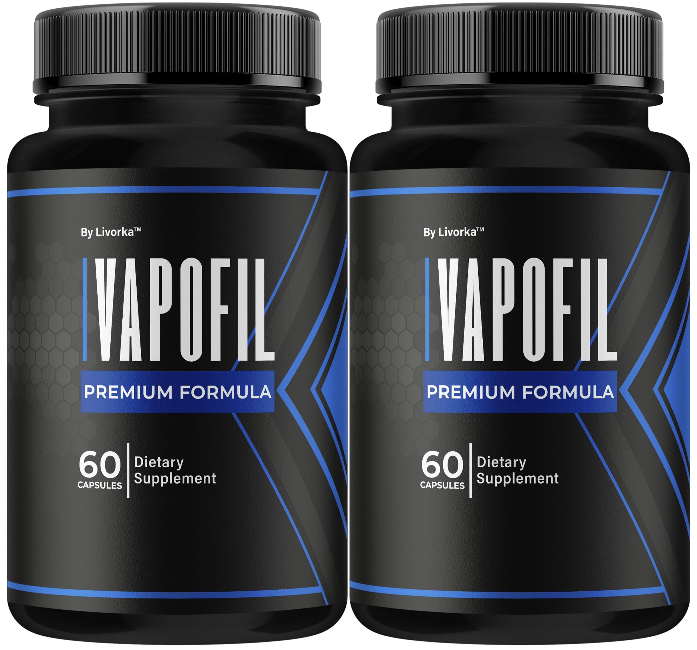 LIVORKA Vapofil capsules bottle front for daily energy support