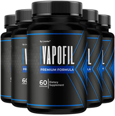 LIVORKA Vapofil capsules bottle shown on a clean counter for daily vitality support.
