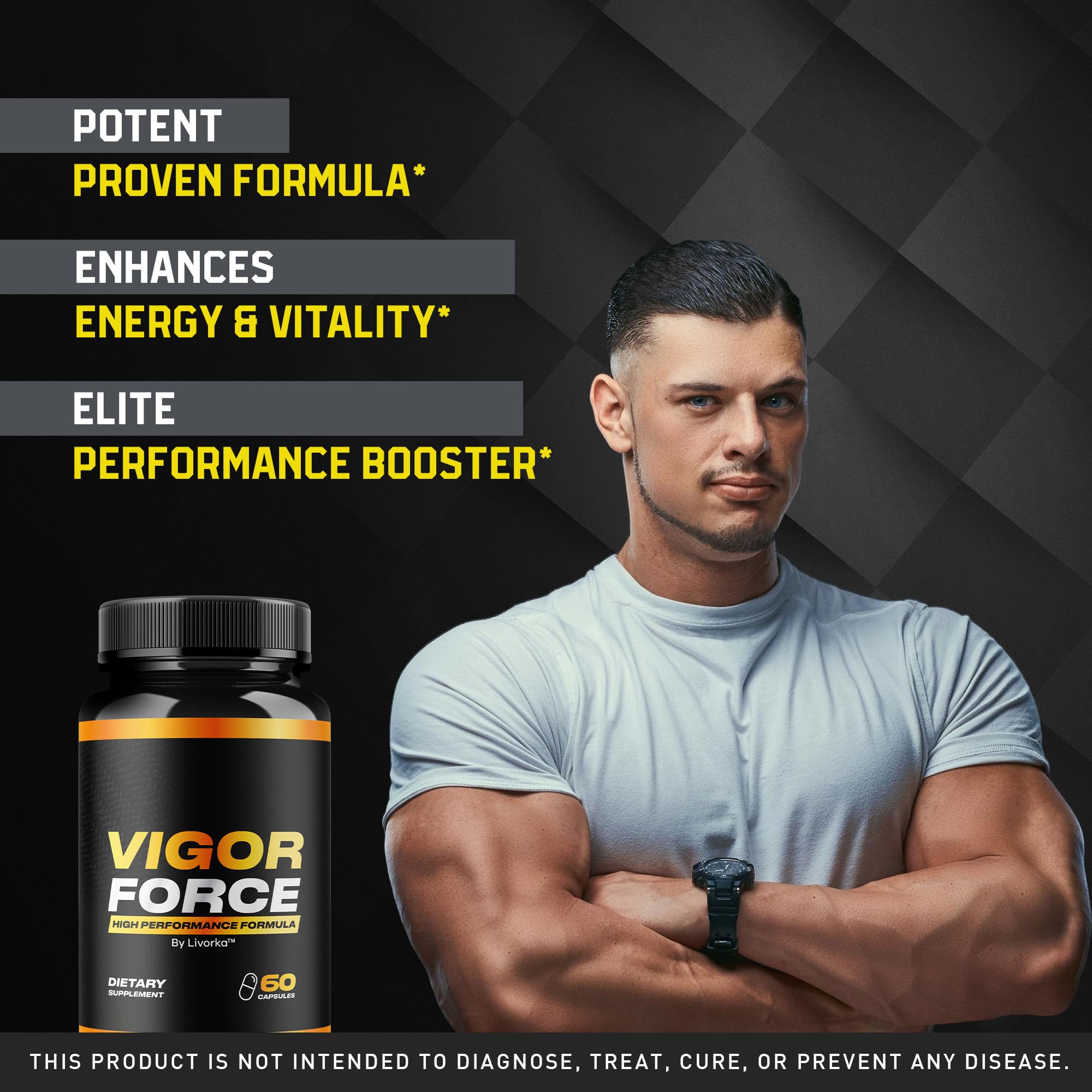 LIVORKA Vigor Force Advanced Formula label closeup.