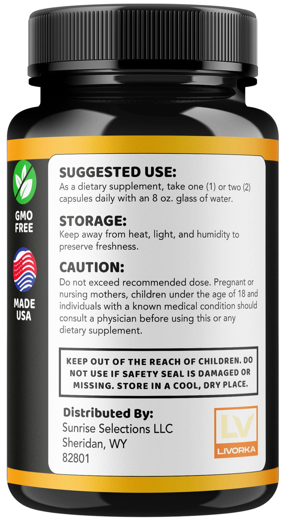 LIVORKA Vigor Force in-use man taking daily supplement.