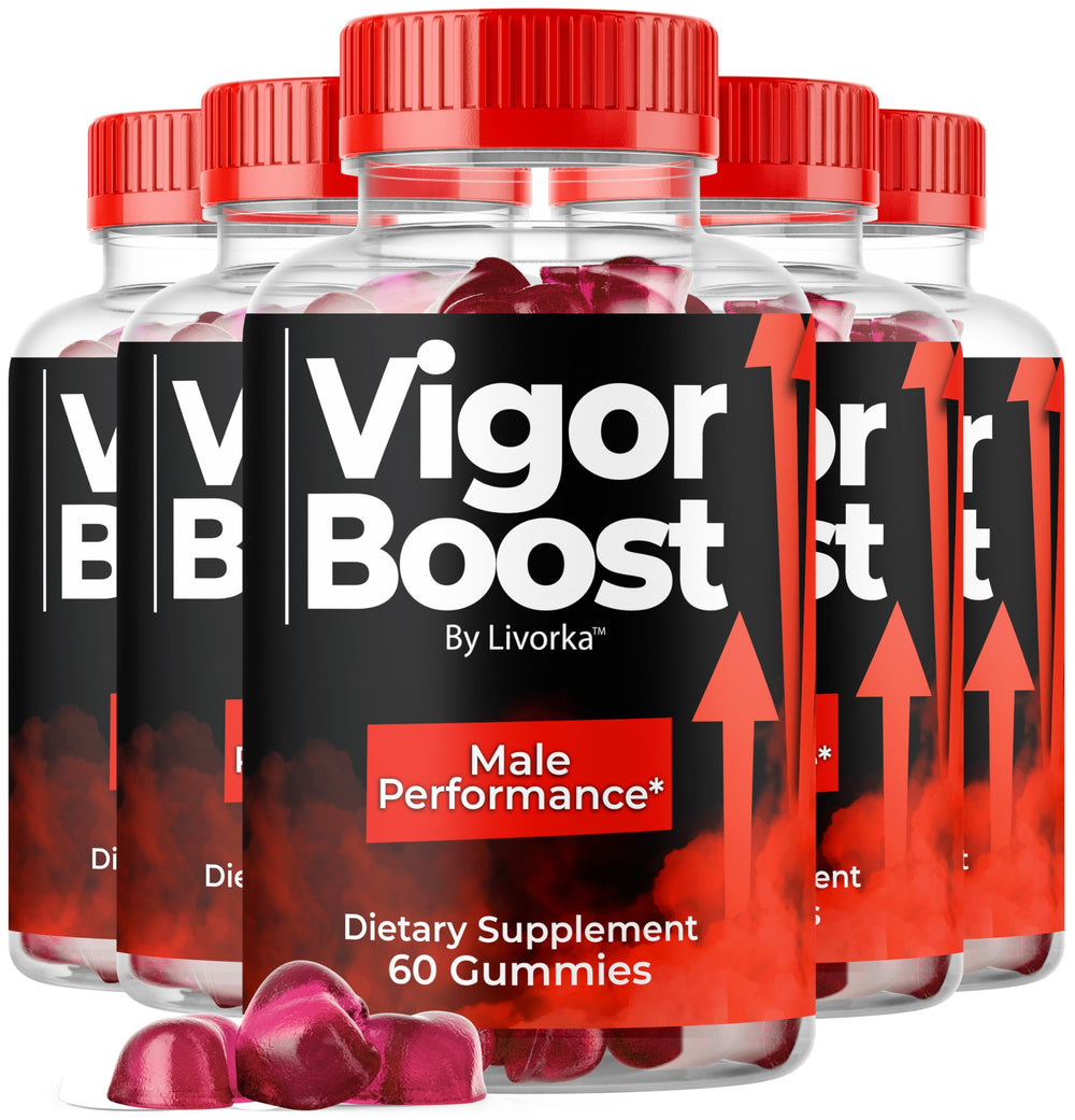 LIVORKA VigorBoost Gummies bottle front showing daily energy support.