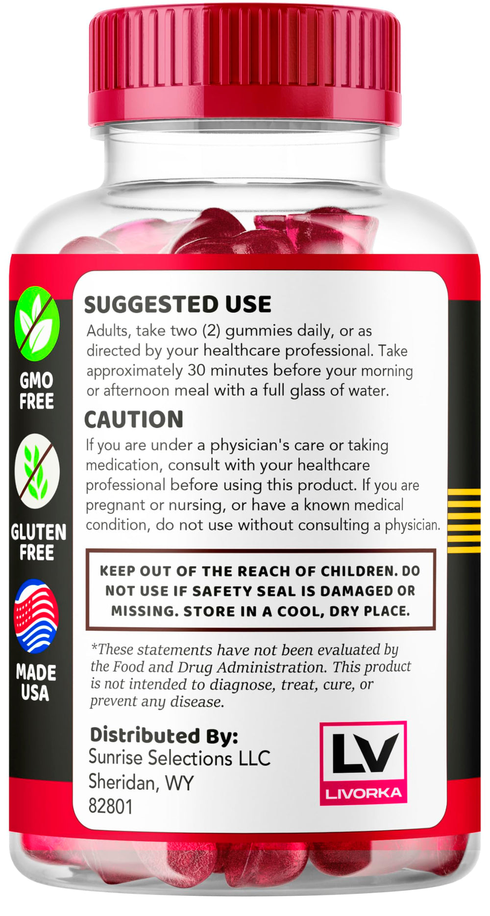 LIVORKA Vigorlong Gummies on a breakfast table signals morning energy.