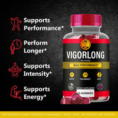 LIVORKA Vigorlong Gummies on hand for on-the-go vitality support.