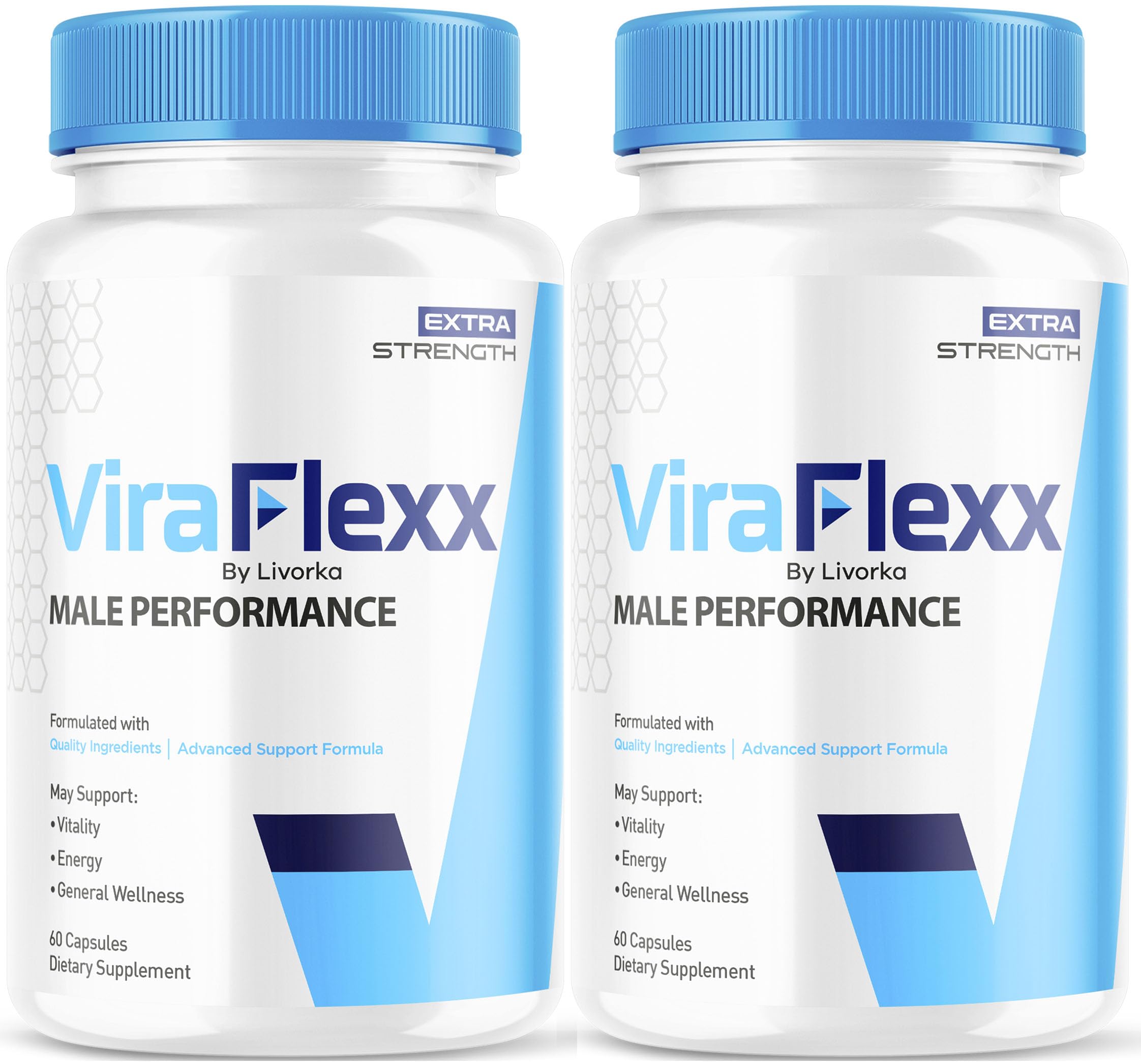 LIVORKA ViraFlexx Pro bottle front highlighting all-natural wellness support